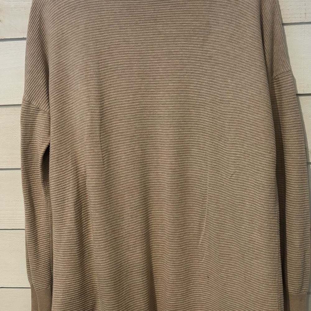 Marled Anthropology Beige Open-Front Cardigan in size Large. Great condition! - Picture 11 of 15